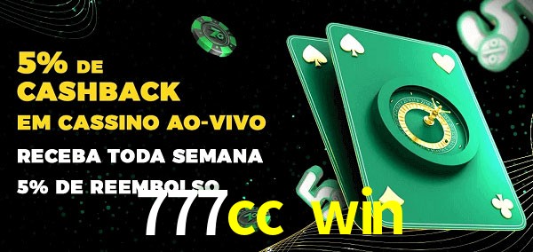 Promoções do cassino ao Vivo 777cc win